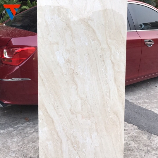 Gạch nhập khẩu ấn độ men bóng màu vàng đá 